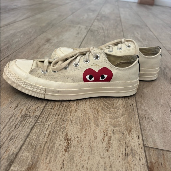Comme de Garçon PLAY x Converse Unisex Chuck Taylor Lace Up Sneakers - Picture 11 of 12